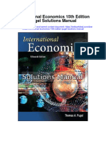 International Economics 15Th Edition Pugel Solutions Manual Full Chapter PDF