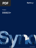 DS923+ Product Specification