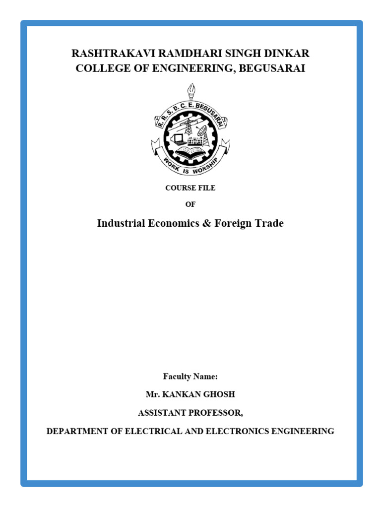 Industrial Economics Course Guide | PDF | Computers | Technology ...