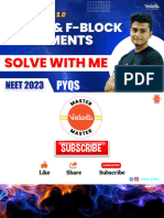 D and F Block Pyqs