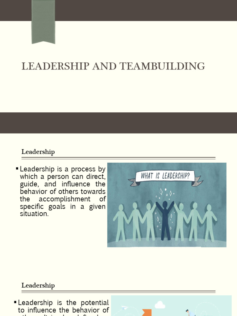 Leadership & Team Building Guide | PDF