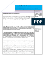 Actividad 11 de Enero Programacion Lenguaje C