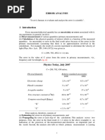 Error Analysis