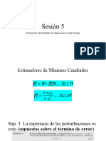 Estimación Del Modelo de Regresión Lineal Simple Parte 2 S5