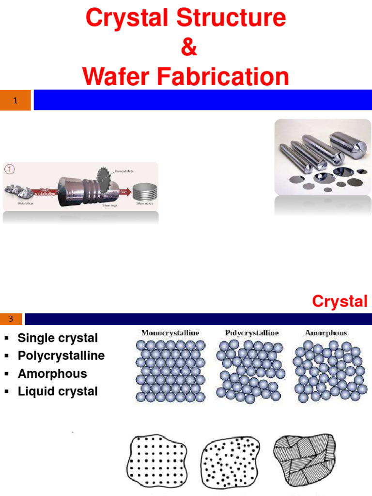Silicon Wafer Fabrication Techniques | PDF