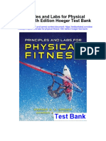 Principles and Labs For Physical Fitness 10Th Edition Hoeger Test Bank Full Chapter PDF