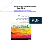 Ebook Company Accounting 11Th Edition Leo Test Bank Full Chapter PDF