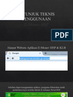 Materi Petunjuk Teknis Penggunaan Emonev HSP