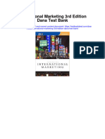 International Marketing 3Rd Edition Dana Test Bank Full Chapter PDF