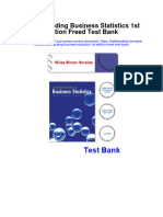 Understanding Business Statistics 1St Edition Freed Test Bank Full Chapter PDF