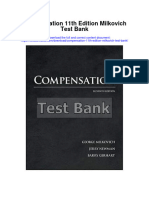 Ebook Compensation 11Th Edition Milkovich Test Bank Full Chapter PDF