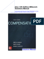 Ebook Compensation 12Th Edition Milkovich Solutions Manual Full Chapter PDF