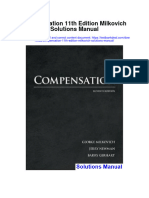 Ebook Compensation 11Th Edition Milkovich Solutions Manual Full Chapter PDF