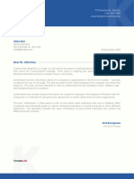 Company Letterhead Template