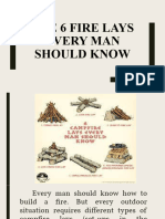 The 6 Fire Lays Every Man Should Know