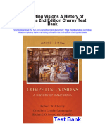 Ebook Competing Visions A History of California 2Nd Edition Cherny Test Bank Full Chapter PDF
