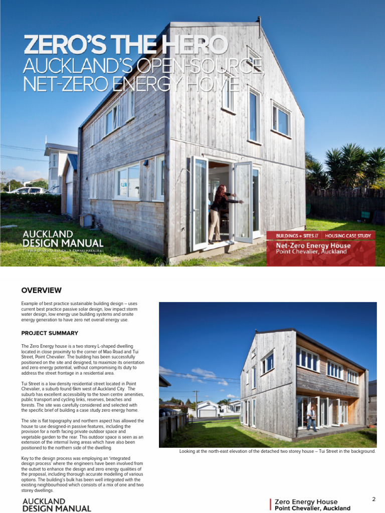 Zero Energy House Design Case Study | PDF