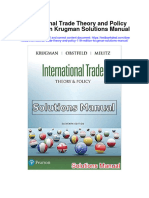International Trade Theory and Policy 11Th Edition Krugman Solutions Manual Full Chapter PDF