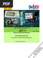 Insert and Format Pictures Learning Competency:: Self-Learning Package in