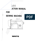 White 1444 Sewing Machine Instruction Manual