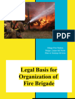 Legal Mandates For Organization of Fire Brigade