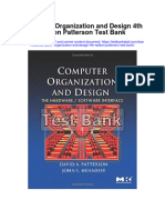 Ebook Computer Organization and Design 4Th Edition Patterson Test Bank Full Chapter PDF