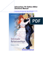 Intimate Relationships 7Th Edition Miller Solutions Manual Full Chapter PDF