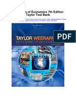 Principles of Economics 7Th Edition Taylor Test Bank Full Chapter PDF
