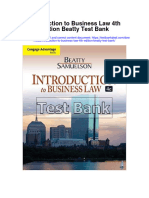 Introduction To Business Law 4Th Edition Beatty Test Bank Full Chapter PDF