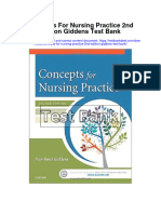 Ebook Concepts For Nursing Practice 2Nd Edition Giddens Test Bank Full Chapter PDF