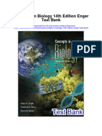 Ebook Concepts in Biology 14Th Edition Enger Test Bank Full Chapter PDF