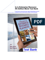 Ebook Concepts in Enterprise Resource Planning 4Th Edition Monk Test Bank Full Chapter PDF