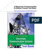 Principles of Electronic Communication Systems 4Th Edition Frenzel Test Bank Full Chapter PDF