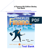 Principles of Finance 6Th Edition Besley Test Bank Full Chapter PDF