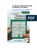 Ebook Concepts in Federal Taxation 2018 25Th Edition Murphy Test Bank Full Chapter PDF