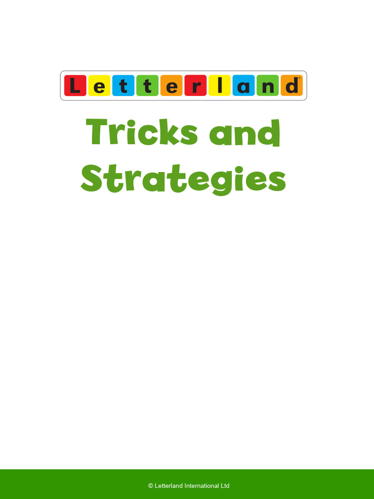 letterland-tricks-and-strategies-pdf-cognition-cognitive-science