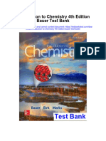 Introduction To Chemistry 4Th Edition Bauer Test Bank Full Chapter PDF