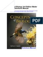 Ebook Concepts of Biology 3Rd Edition Mader Solutions Manual Full Chapter PDF