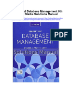 Ebook Concepts of Database Management 9Th Edition Starks Solutions Manual Full Chapter PDF