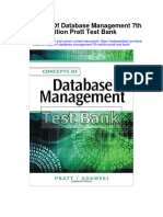 Download ebook Concepts Of Database Management 7Th Edition Pratt Test Bank full chapter pdf