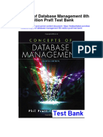 Ebook Concepts of Database Management 8Th Edition Pratt Test Bank Full Chapter PDF