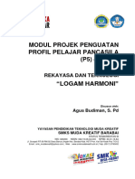 Contoh MODUL P5 - REKAYASA DAN TEKNOLOGI - LOGAM HARMONI