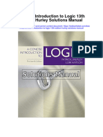 Ebook Concise Introduction To Logic 13Th Edition Hurley Solutions Manual Full Chapter PDF
