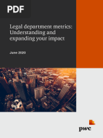 Legal Department Metrics