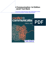 Ebook Conflict and Communication 1St Edition Jandt Test Bank Full Chapter PDF