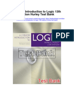 Ebook Concise Introduction To Logic 13Th Edition Hurley Test Bank Full Chapter PDF