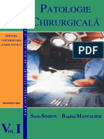 Patologie Chirurgicală Vol 1 Sorin Simion București 2002