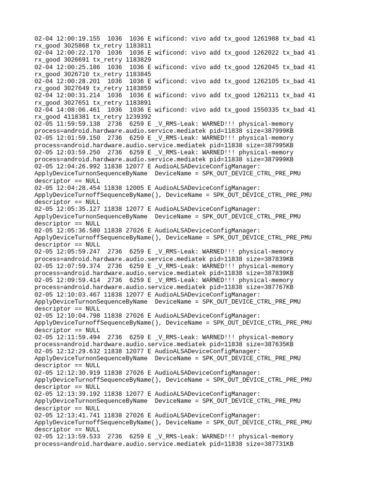 Log | PDF | Computers | Technology & Engineering