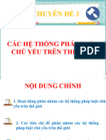 Chuyen de 3. He Thong Phap Luat Chinh Tren The Gioi