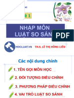 Chuyen de 1. Nhap Mon Luat So Sanh